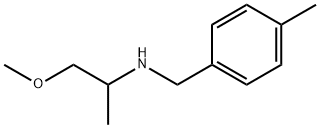 (2-METHOXY-1-METHYL-ETHYL)-(4-METHYL-BENZYL)-AMINE Struktur