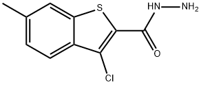 3-氯-6-甲基-2-苯并噻吩卡巴肼, 355815-78-0, 结构式