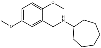 N-(2,5-ジメトキシベンジル)シクロヘプタンアミン HYDROCHLORIDE 化学構造式