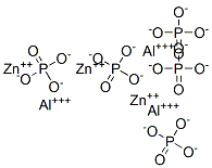 Phosphoric acid, aluminum zinc salt Struktur