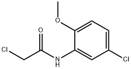 2-氯-N-(5-氯-2-甲氧基-苯基)乙酰胺, 35588-41-1, 结构式