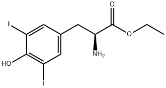 3,5-diiodo-L-tyrosine ethyl ester Struktur