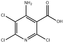 4-氨基-2,5,6-三氯烟酸, 35592-26-8, 结构式