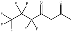 5,5,6,6,7,7,7-HEPTAFLUOROHEPTANE-2,4-DIONE Structure