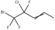 1-ブロモ-2-クロロ-1,1,2-トリフルオロ-3-ペンテン 化学構造式