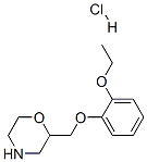 2-[(2-Ethoxy Phenoxy)methyl]morpholine hydrochloride 结构式