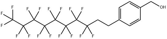 4-十七氟癸基苄醇 结构式