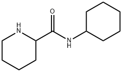 N-cyclohexylpiperidine-2-carboxamide 结构式