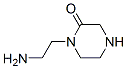 Piperazinone, 1-(2-aminoethyl)- (9CI) Structure