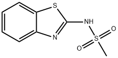 N-(2-Benzothiazolyl)methanesulfonamide Structure