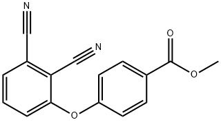 3-(2-METHOXYCARBONYL PHENOXY)-PHTHALONITRILE Struktur