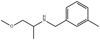 (2-METHOXY-1-METHYL-ETHYL)-(3-METHYL-BENZYL)-AMINE Structure