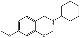 N-(2,4-ジメトキシベンジル)シクロヘキサンアミン 化学構造式