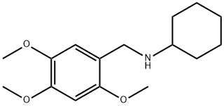 N-(2,4,5-trimethoxybenzyl)cyclohexanamine Structure