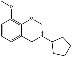 CYCLOPENTYL-(2,3-DIMETHOXY-BENZYL)-AMINE Structure