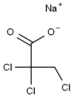 2,2,3-Trichloropropionic acid sodium salt Structure