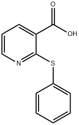 2-(フェニルチオ)ニコチン酸 化学構造式