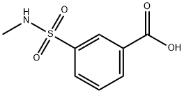 3-[(Methylamino)sulphonyl]benzoic acid Structure