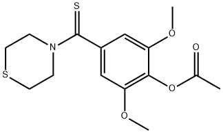 35624-97-6 4-[[4-(Acetyloxy)-3,5-dimethoxyphenyl]carbonothioyl]thiomorpholine