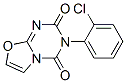 3-(2-Chlorophenyl)-2H-oxazolo[3,2-a]-1,3,5-triazine-2,4(3H)-dione Struktur