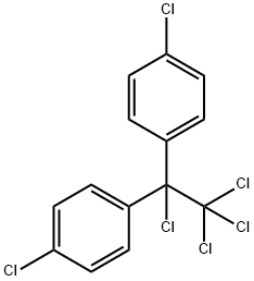 1,1-BIS(4-CHLOROPHENYL)-1,2,2,2-TETRACHLOROETHANE Struktur