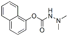 3,3-ジメチルカルバジン酸1-ナフチル 化学構造式