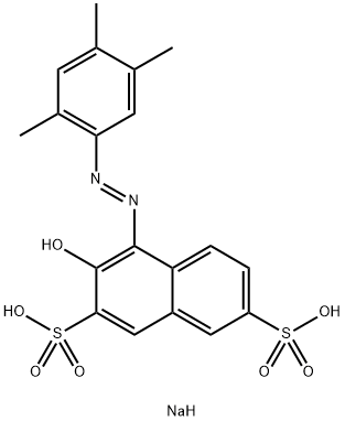 Dinatrium-3-hydroxy-4-[(2,4,5-trimethylphenyl)azo]naphthalin-2,7-disulfonat