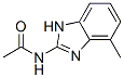 Acetamide, N-(4-methyl-1H-benzimidazol-2-yl)- (9CI) Structure
