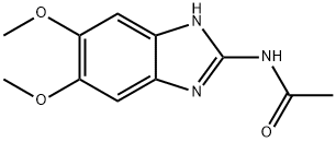 N-(5,6-Dimethoxy-1H-benzimidazol-2-yl)acetamide Struktur