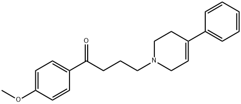 4-(3,6-Dihydro-4-phenylpyridin-1(2H)-yl)-1-(4-methoxyphenyl)-1-butanone Structure