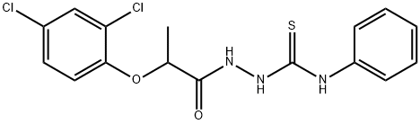 2-(2,4-二氯苯氧基)丙酰基)-N-苯肼-1-硫代酰胺, 356526-30-2, 结构式