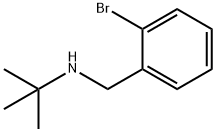 N-(2-BROMOPHENYLMETHYL)TERT-BUTYLAMINE Structure