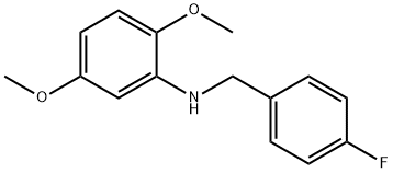 2,5-DiMethoxy-N-(4-fluorobenzyl)aniline, 97% Struktur