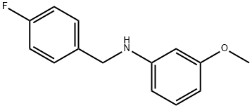 N-(4-Fluorobenzyl)-3-Methoxyaniline, 97% Structure