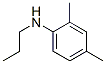 Benzenamine, 2,4-dimethyl-N-propyl- (9CI) 结构式