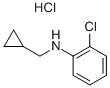 (2-CHLORO-PHENYL)-CYCLOPROPYLMETHYL-AMINE HYDROCHLORIDE|2-氯-N-(环丙基甲基)苯胺