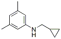Benzenamine, N-(cyclopropylmethyl)-3,5-dimethyl- (9CI) Struktur