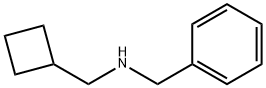 N-ベンジル-1-シクロブチルメタンアミン 化学構造式