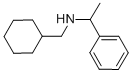(cyclohexylmethyl)(1-phenylethyl)amine Structure