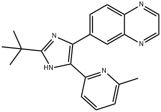 6-[2-tert-Butyl-5-(6-methyl-pyridin-2-yl)-1H-imidazol-4-yl]-quinoxaline