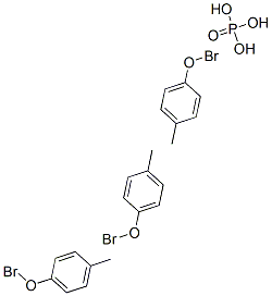 tris(bromocresyl) phosphate,35656-01-0,结构式