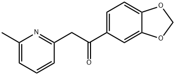 1-(benzo[d][1,3]dioxol-5-yl)-2-(6-Methylpyridin-2-yl)ethanone Structure