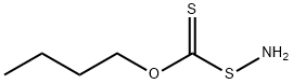 1-([(Aminosulfanyl)carbothioyl]oxy)butane Structure