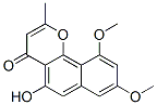 2-Methyl-5-hydroxy-8,10-dimethoxy-4H-naphtho[1,2-b]pyran-4-one Structure