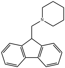 1-(9-芴基甲基)哌啶, 35661-58-6, 结构式