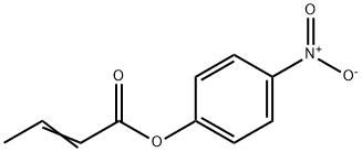 2-ブテン酸4-ニトロフェニル 化学構造式