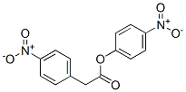 4-ニトロベンゼン酢酸4-ニトロフェニル 化学構造式