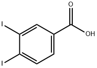 3,4-二碘苯甲酸, 35674-20-5, 结构式