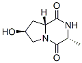 Pyrrolo[1,2-a]pyrazine-1,4-dione, hexahydro-7-hydroxy-3-methyl-, (3R,7S,8aR)- (9CI),356787-21-8,结构式