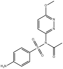 3568-43-2 N-[(4-aminophenyl)sulphonyl]-N-(6-methoxypyridazin-3-yl)acetamide